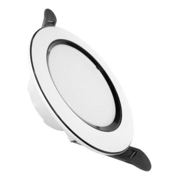 LED Beépíthető lámpa LED/7,5W/230V 4000K fehér/fekete