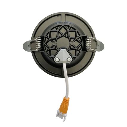 LED Beépíthető lámpa LED/7,5W/230V 4000K fekete/ezüst