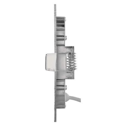 LED beépíthető lámpa NEXXO LED/7W/230V 3000/3500/4000K ezüstszínű 12x12 cm