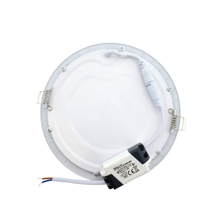 LED Beépíthető lámpa QTEC LED/12W/230V 6500K átm. 16,7 cm
