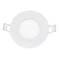 LED Beépíthető lámpa QTEC LED/3W/230V 6500K átm. 8,3 cm