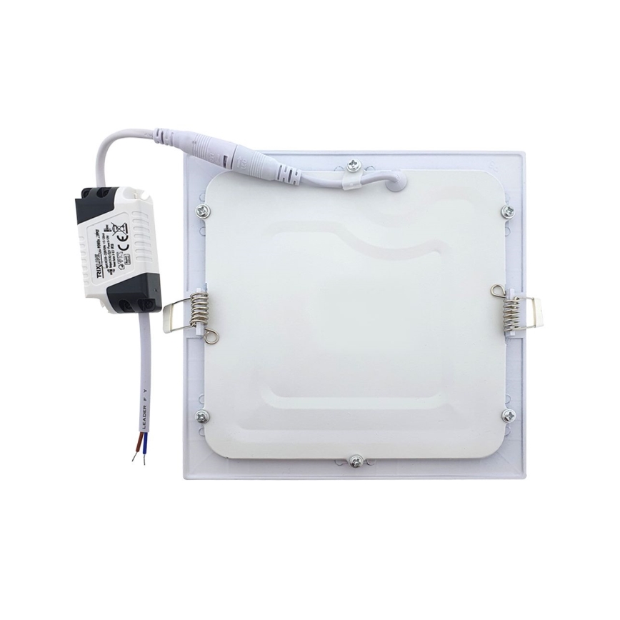 LED Beépíthető lámpa QTEC LED/9W/230V 6500K 14,6x14,6 cm