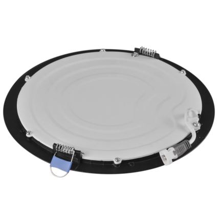 LED Beépíthető lámpa RIGEL LED/14W/230V 4000K átm. 22 cm fekete
