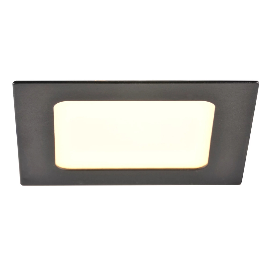 LED Beépíthető lámpa RIGEL LED/4,8W/230V 4000K 11,8x11,8 cm fekete