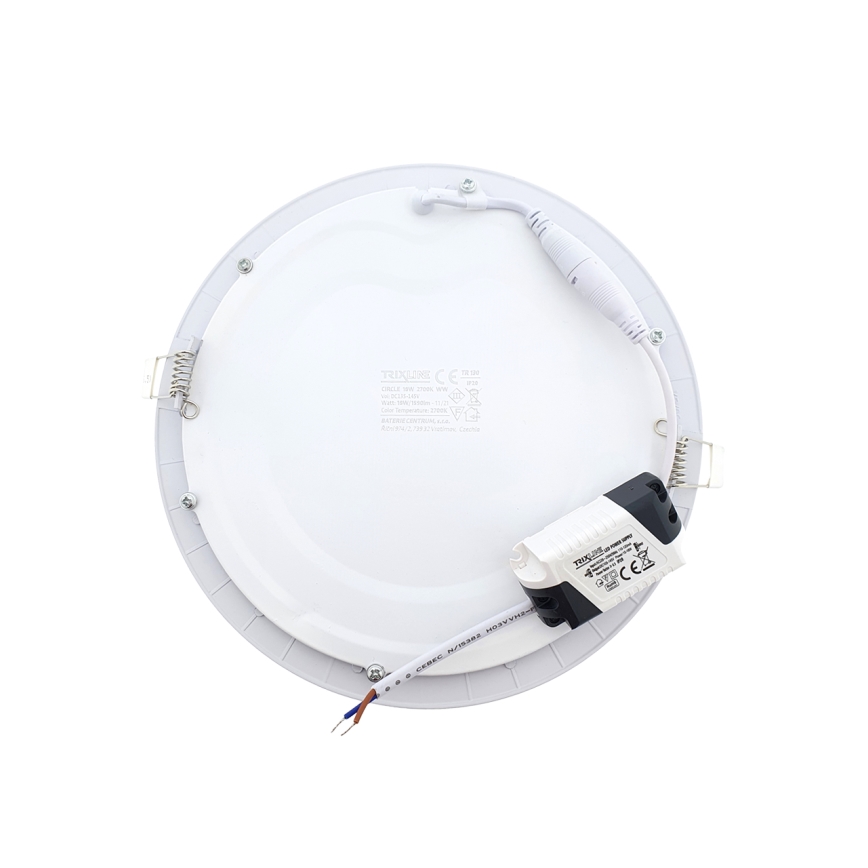 LED Beépíthető lámpa ROUND LED/18W/230V 2700K