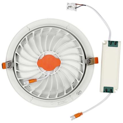 LED Beépíthető lámpa SAMSUNG CHIP LED/10W/230V 6400K