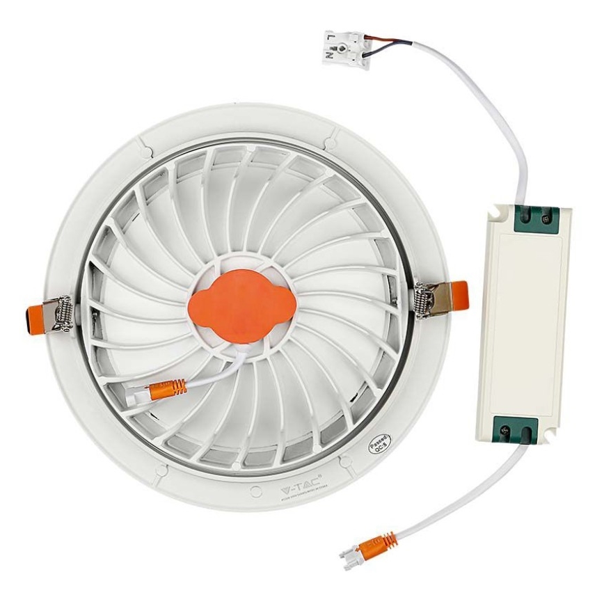 LED Beépíthető lámpa SAMSUNG CHIP LED/30W/230V 6400K