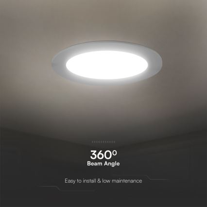 LED Beépíthető lámpa SAMSUNG CHIP LED/3W/230V 3000K átm. 9,5 cm fehér