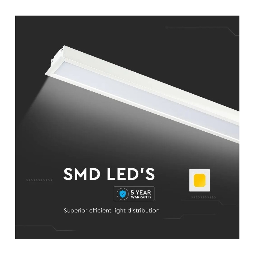 LED Beépíthető lámpa SAMSUNG CHIP LED/40W/230V 4000K