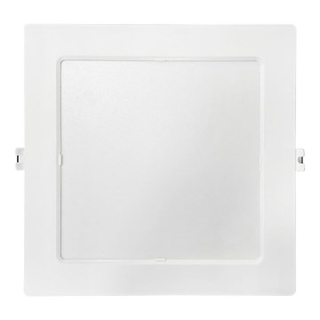 LED Beépíthető lámpa SQUARE LED/18W/230V 4000K 22x22 cm fehér