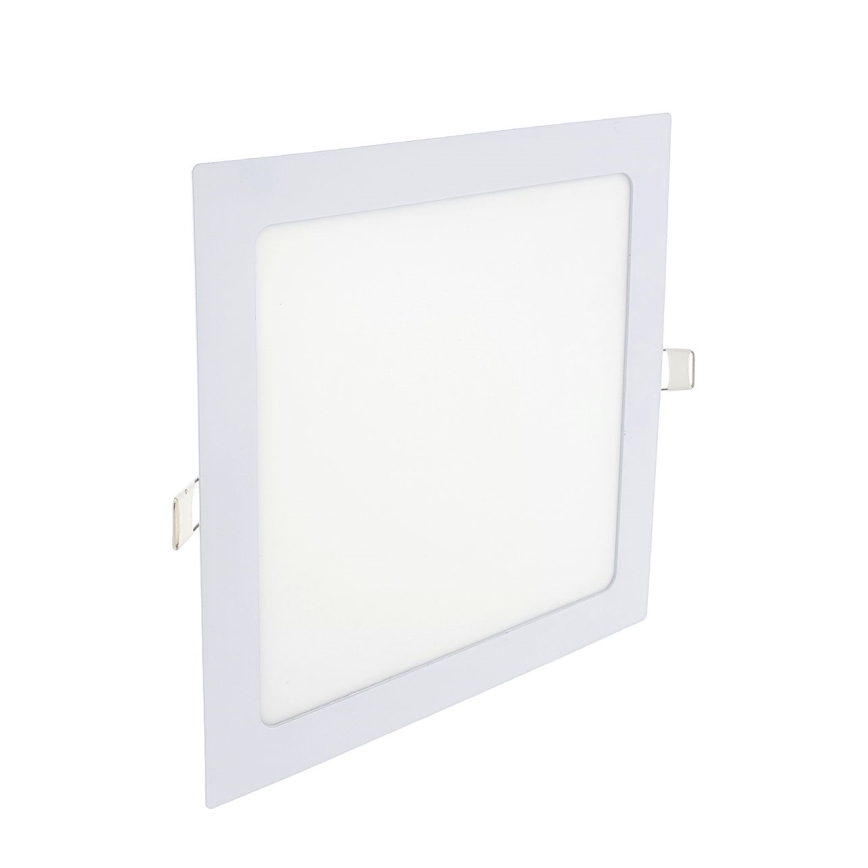 LED Beépíthető lámpa SQUARE LED/18W/230V 6500K 22x22 cm fehér