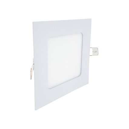 LED Beépíthető lámpa SQUARE LED/6W/230V 6500K 11,8x11,8 cm fehér