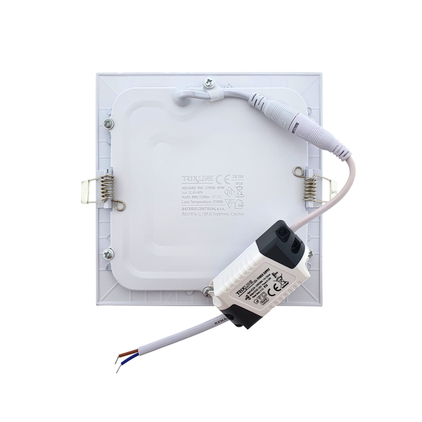 LED Beépíthető lámpa SQUARE LED/9W/230V 2700K