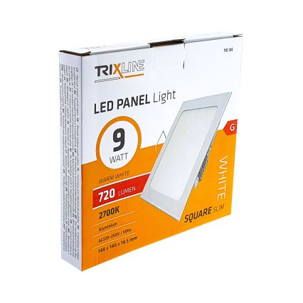 LED Beépíthető lámpa SQUARE LED/9W/230V 2700K