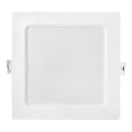 LED Beépíthető lámpa SQUARE LED/9W/230V 4000K 14,5x14,5 cm fehér