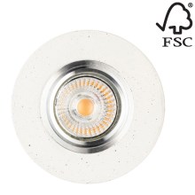 LED Beépíthető lámpa VITAR 1xGU10/5W/230V beton - FSC minősítéssel