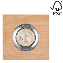 LED Beépíthető lámpa VITAR 1xGU10/5W/230V - FSC minősítéssel