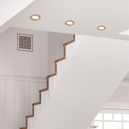 LED Beépíthető lámpa WOODY SPOT LED/12,5W/230V 4000K tölgy ø 16 cm