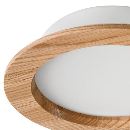 LED Beépíthető lámpa WOODY SPOT LED/16,5W/230V 4000K tölgy ø 18,5 cm