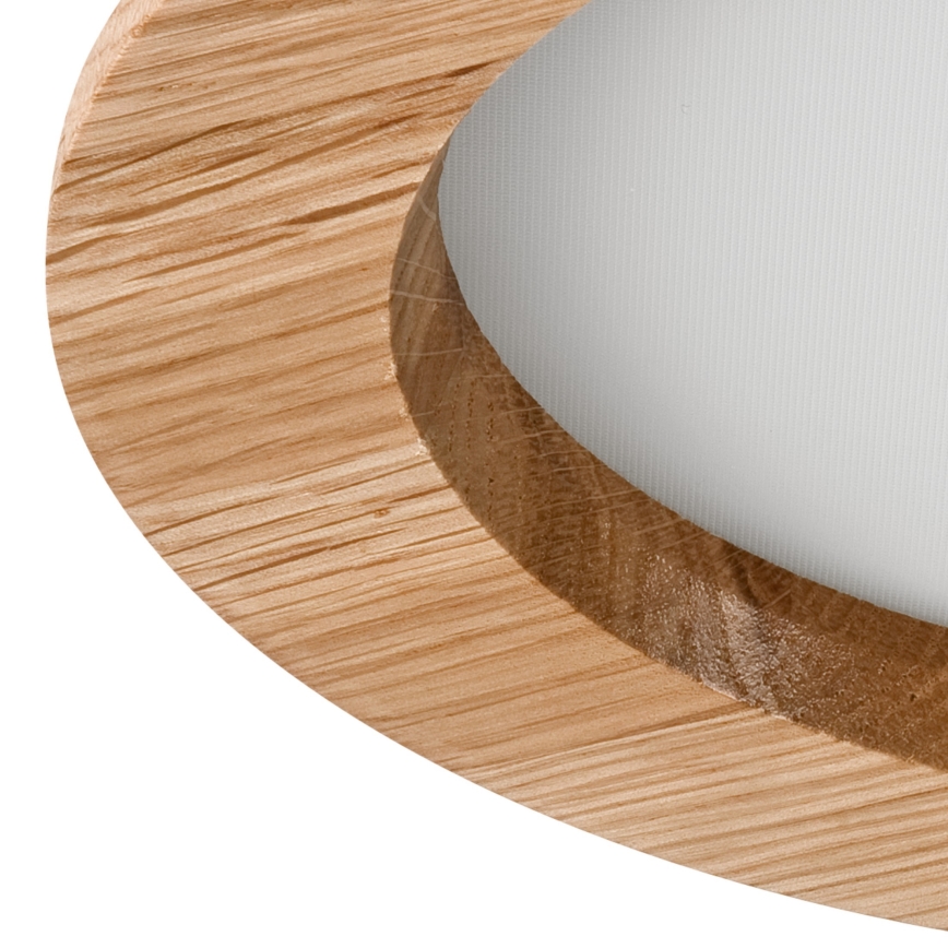 LED Beépíthető lámpa WOODY SPOT LED/16,5W/230V 4000K tölgy ø 18,5 cm