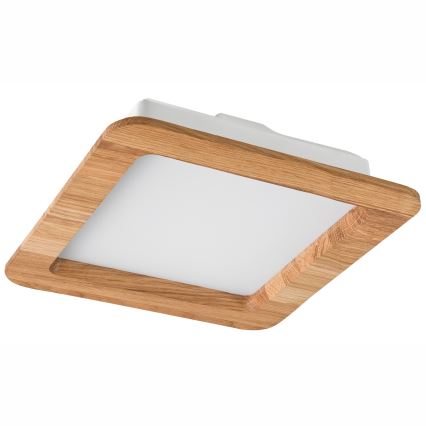 LED Beépíthető lámpa WOODY SPOT LED/17W/230V 3000K tölgy 18,5x18,5 cm