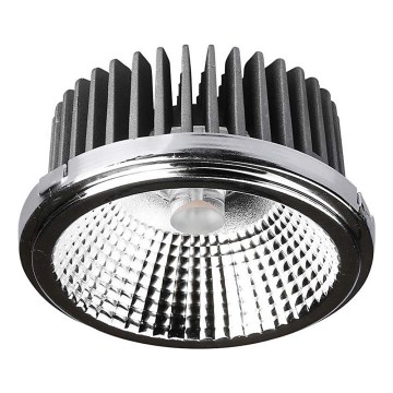LED Beépíthető spotlámpa LED/20W/230V 4000K 40°/20° átm. 11 cm fényezett króm