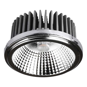 LED Beépíthető spotlámpa LED/20W/230V 6400K 40°/20° átm. 11 cm fényezett króm
