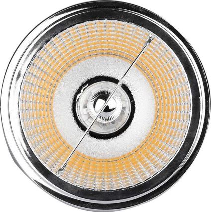 LED Beépíthető spotlámpa LED/20W/230V 6400K 40°/20° átm. 11 cm fényezett króm