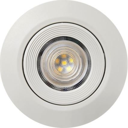 LED Süllyesztett/felületre szerelhető spotlámpa 2in1 LED/5W/230V 4200K átm. 9,3 cm fehér