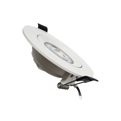 LED Süllyesztett/felületre szerelhető spotlámpa 2in1 LED/5W/230V 4200K átm. 9,3 cm fehér