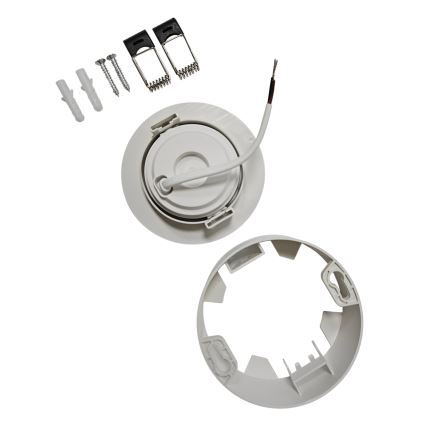 LED Süllyesztett/felületre szerelhető spotlámpa 2in1 LED/5W/230V 4200K átm. 9,3 cm fehér