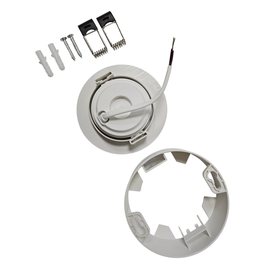 LED Süllyesztett/felületre szerelhető spotlámpa 2in1 LED/5W/230V 4200K átm. 9,3 cm fehér