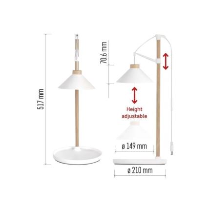 LED beltéri növénynevelő lámpa GROW LED/7W/5V
