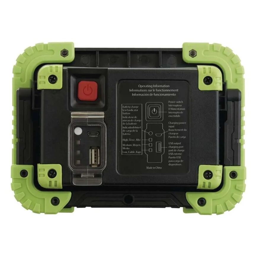 LED COB Újratölthető reflektor LED/3,7V 3000 mAh IP44