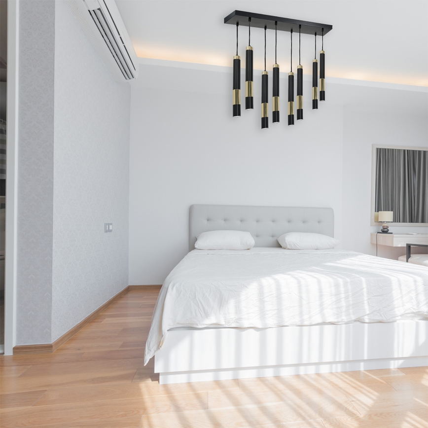 LED csillár DALLAS 8xGU10 / 3W / 230V