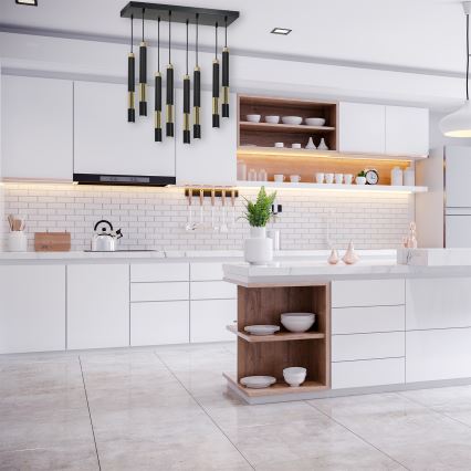 LED csillár DALLAS 8xGU10 / 3W / 230V