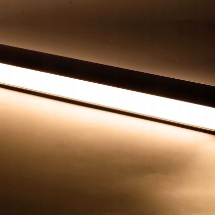 LED csillár drótkábelen/felületre szerelhető LED/44W/230V 3000K 120 cm fekete