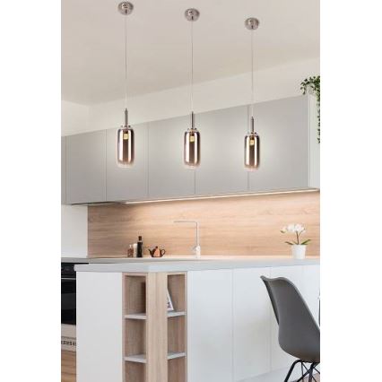 LED Csillár FIUGGI LED/6W/230V szürke