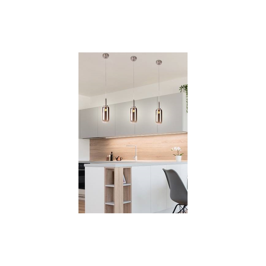 LED Csillár FIUGGI LED/6W/230V szürke