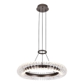 LED csillár kábelen ALBA LED/39W/230V szürke/átlátszó
