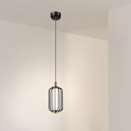 LED csillár kábelen BONNIE LED/10W/230V 3000K fekete