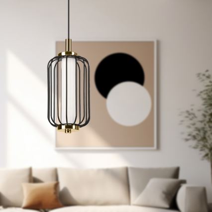 LED csillár kábelen BONNIE LED/10W/230V 3000K fekete