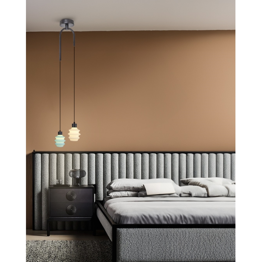 LED csillár kábelen CACTUS LED/6W/230V 3000K zöld/fehér