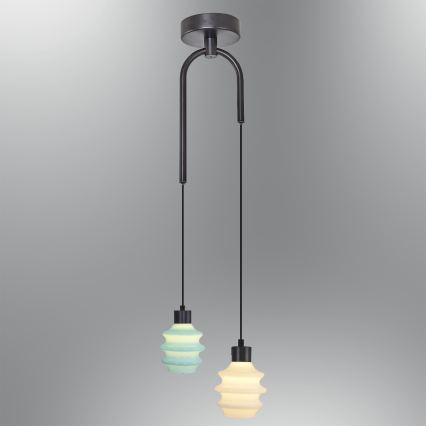 LED csillár kábelen CACTUS LED/6W/230V 3000K zöld/fehér