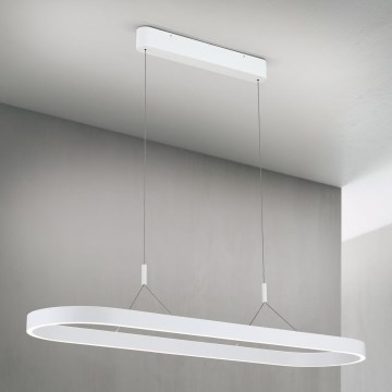 LED csillár kábelen CARRARA LED/80W/230V 2700/3000/4000K fehér