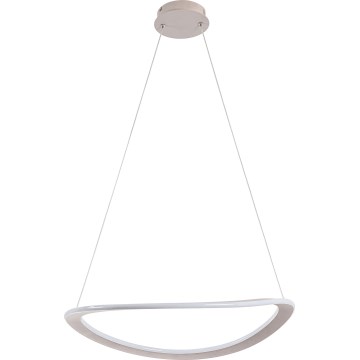 LED csillár kábelen CASHMERE LED/40W/230V átm. 59,5 cm fehér