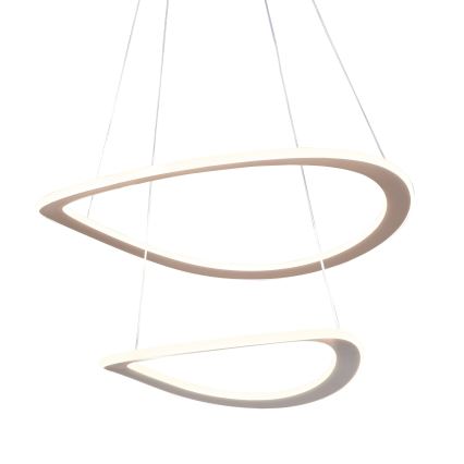 LED csillár kábelen CASHMERE LED/75W/230V átm. 59,5 bézs