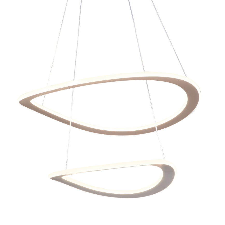 LED csillár kábelen CASHMERE LED/75W/230V átm. 59,5 bézs