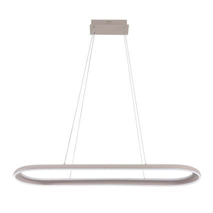 LED csillár kábelen CASHMERE LED/80W/230V 30x100 cm bézs