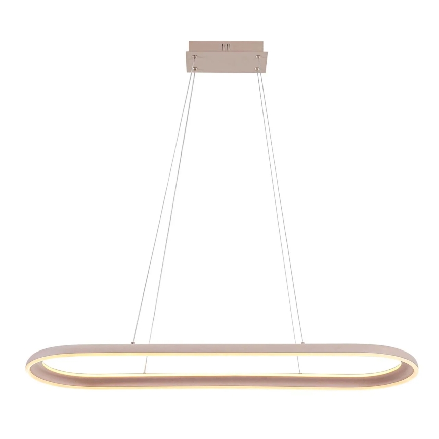 LED csillár kábelen CASHMERE LED/80W/230V 30x100 cm bézs